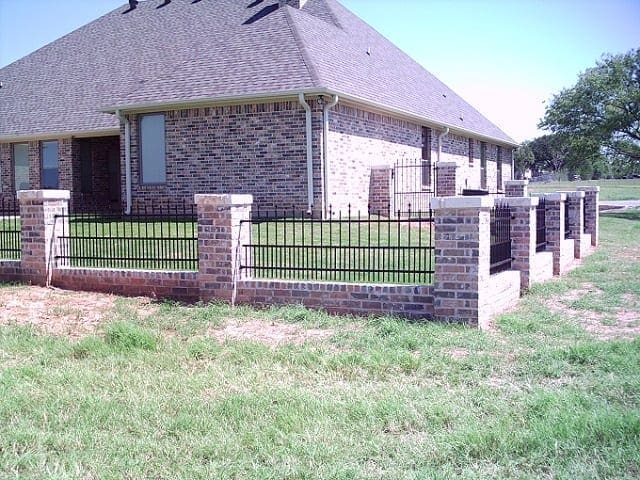 Matching Brick Pillars with Home