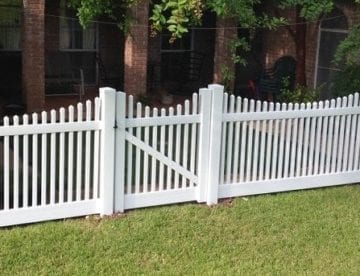 Front Yard White Fence