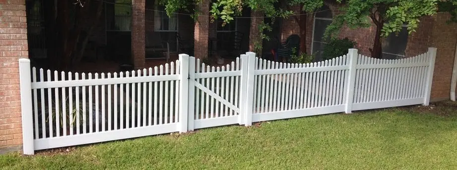 Front Yard White Fence