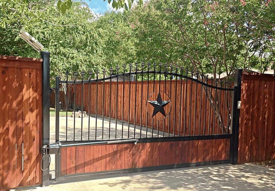 Aledo driveway gate