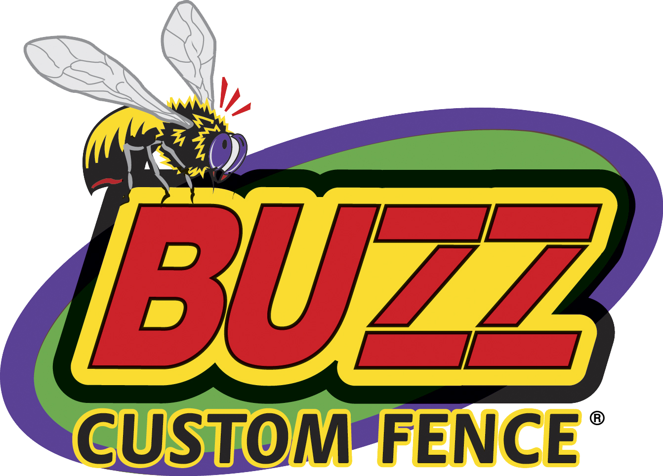 buzz custom fences logo